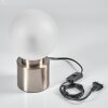 Lampe de table Flawil Nickel mat, 1 lumière