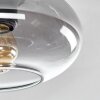 Plafonnier Haikala Clair, Fumé, 3 lumières