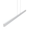 Suspension Steinhauer Bande LED Acier brossé, 4 lumières