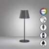 Lampe de table FHL easy Cosenza 2.0 LED Noir, 1 lumière, Changeur de couleurs