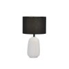 Lampe de table Fischer & Honsel Face Blanc, 1 lumière