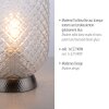 Lampe de table Leuchten Direkt REISHI Argenté, 1 lumière