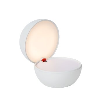 Lampe de table Lucide CLIPPER LED Blanc, 1 lumière
