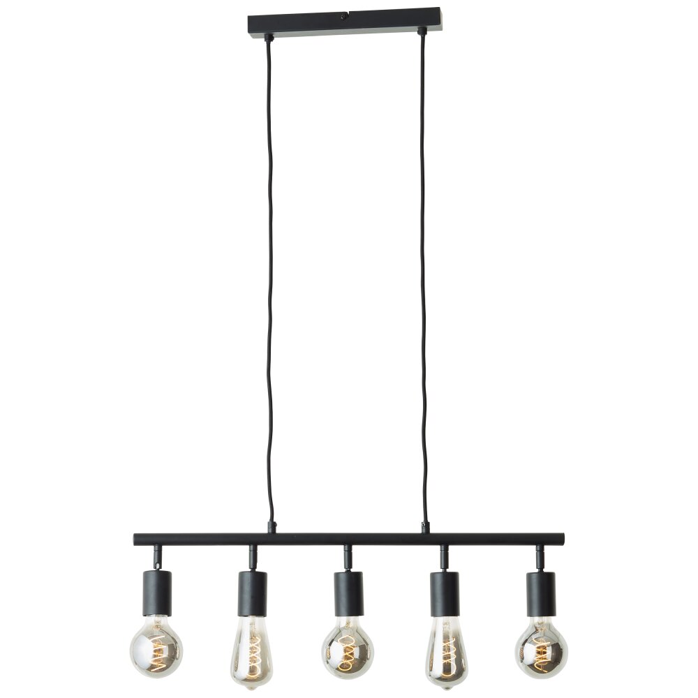 Suspension Brilliant Tiffany Noir, 5 lumières main product photo