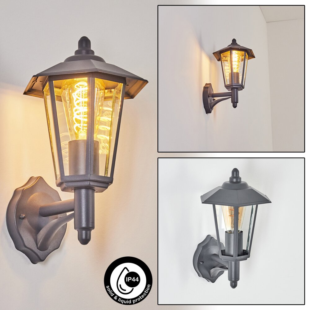 Applique murale d'extérieur Moskau Anthracite, 1 lumière main product photo
