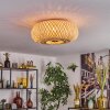 Plafonnier Bauro Laiton, 3 lumières