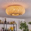 Plafonnier Bauro Laiton, 3 lumières