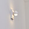 Applique murale d'extérieur Borlo LED Blanc, 2 lumières, Détecteur de mouvement