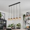 Suspension Verre 15 cm Lauden Ambre, Clair, 5 lumières