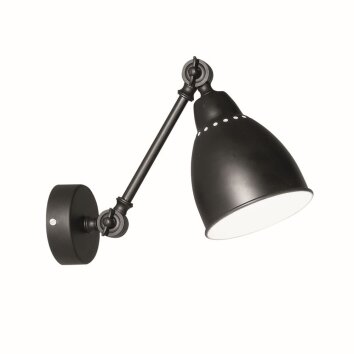 Applique murale Ideal Lux NEWTON Noir, 1 lumière