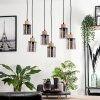 Suspension Loursin Noir, 6 lumières