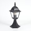 Borne lumineuse Naofe Noir, 1 lumière