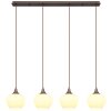 Suspension Globo MAXY Moka, 4 lumières