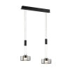 Suspension Fischer & Honsel Lavin LED Noir, 2 lumières