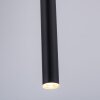 Suspension Paul Neuhaus FLUTE LED Noir, 1 lumière