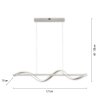 Suspension Paul Neuhaus QSWING LED Argenté, 1 lumière, Télécommandes