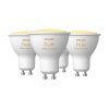 Philips Hue - Jeu de 4 LED GU10 de 5 watts 22006500 Kelvin 350 lumens