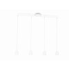 Suspension Philips myLiving WOLGA LED Blanc, 4 lumières