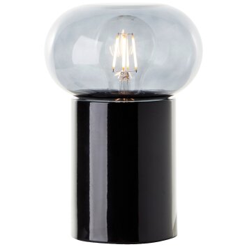 Lampe de table Brilliant Knut Noir, 1 lumière