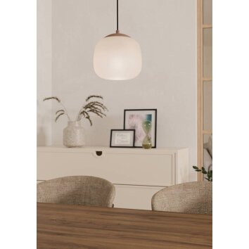 Suspension Eglo COMINIO Taupe, 1 lumière