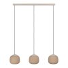 Suspension Eglo COMINIO Taupe, 3 lumières