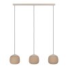 Suspension Eglo COMINIO Taupe, 3 lumières