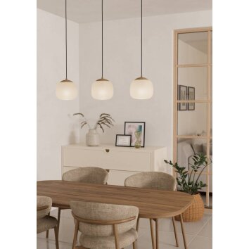 Suspension Eglo COMINIO Taupe, 3 lumières