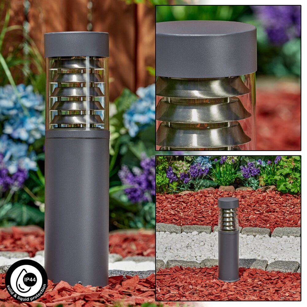 Borne lumineuse Dakar Anthracite, 1 lumière main product photo