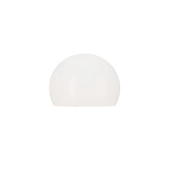 Abat-jour en verre verre de rechange Tecnolumen Wagenfeld Blanc opale