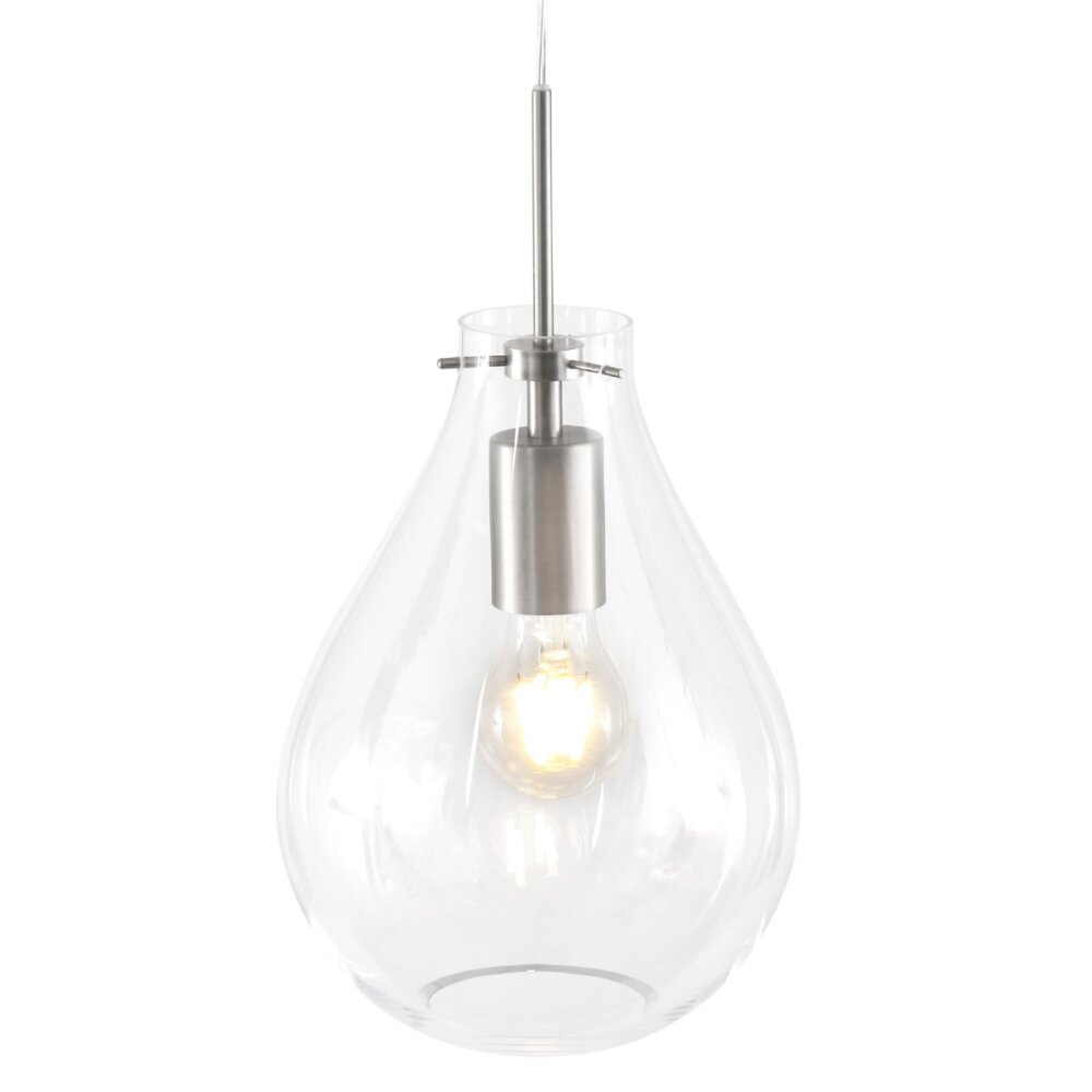 Suspension Steinhauer Glass light Acier inoxydable, 1 lumière main product photo