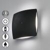 Applique murale d'extérieur FHL easy Magnetics LED Noir, 4 lumières, Détecteur de mouvement