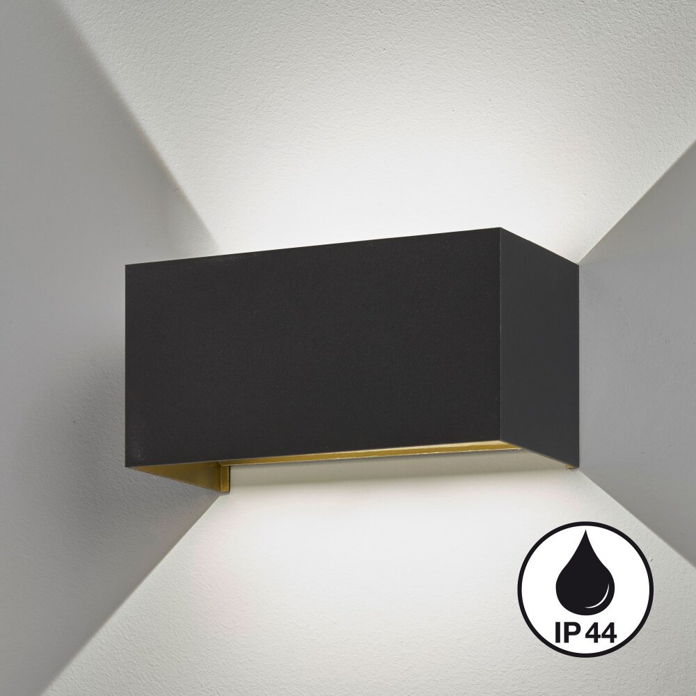 Applique murale Fischer & Honsel Wallo LED Noir, 4 lumières main product photo