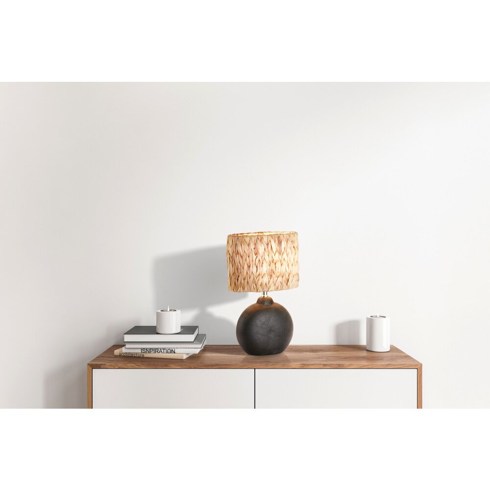 Lampe de table Fischer & Honsel Hyazinthe Noir, 1 lumière main product photo