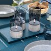 Lampe de table extérieure, set de 3 Brilliant Bougie LED Gris, 1 lumière