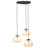 Suspension Brilliant Kaizen Noir, 3 lumières