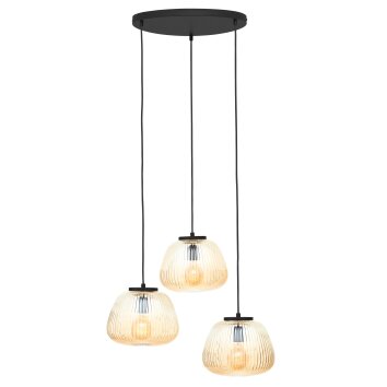 Suspension Brilliant Kaizen Noir, 3 lumières