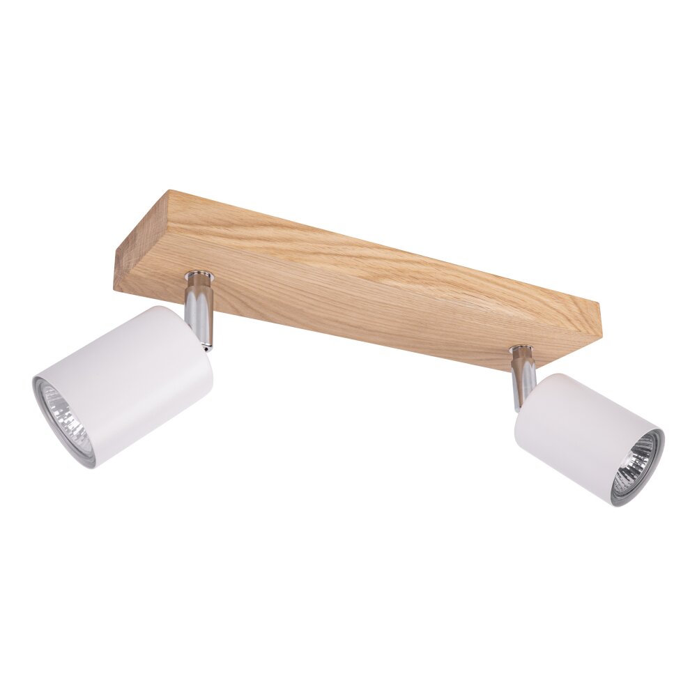 Plafonnier Nazca Bois clair, 2 lumières main product photo