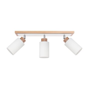Plafonnier Represita Bois clair, 3 lumières