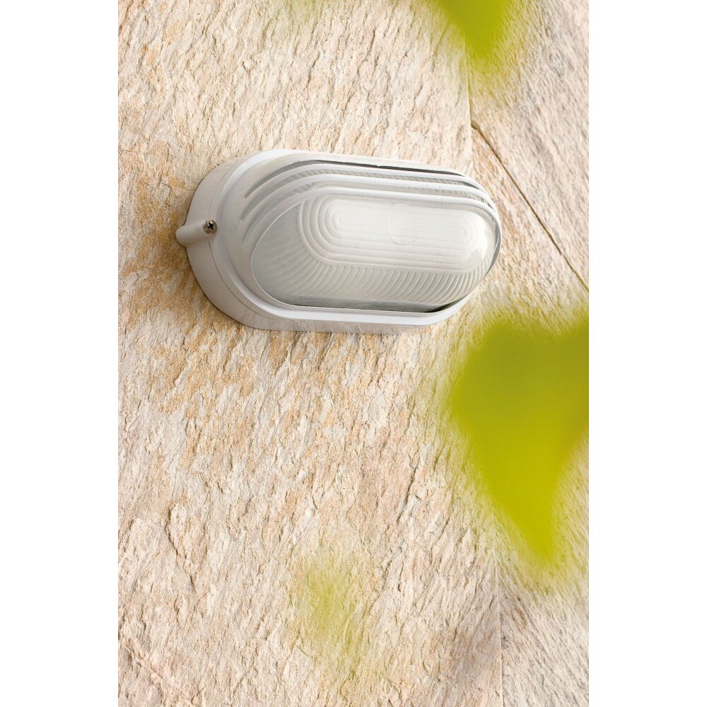 Lampe murale d'extérieur Faro Nono Blanc, 1 lumière main product photo