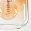 Suspension Verre 20cm Lauden Ambre, Clair, 1 lumière