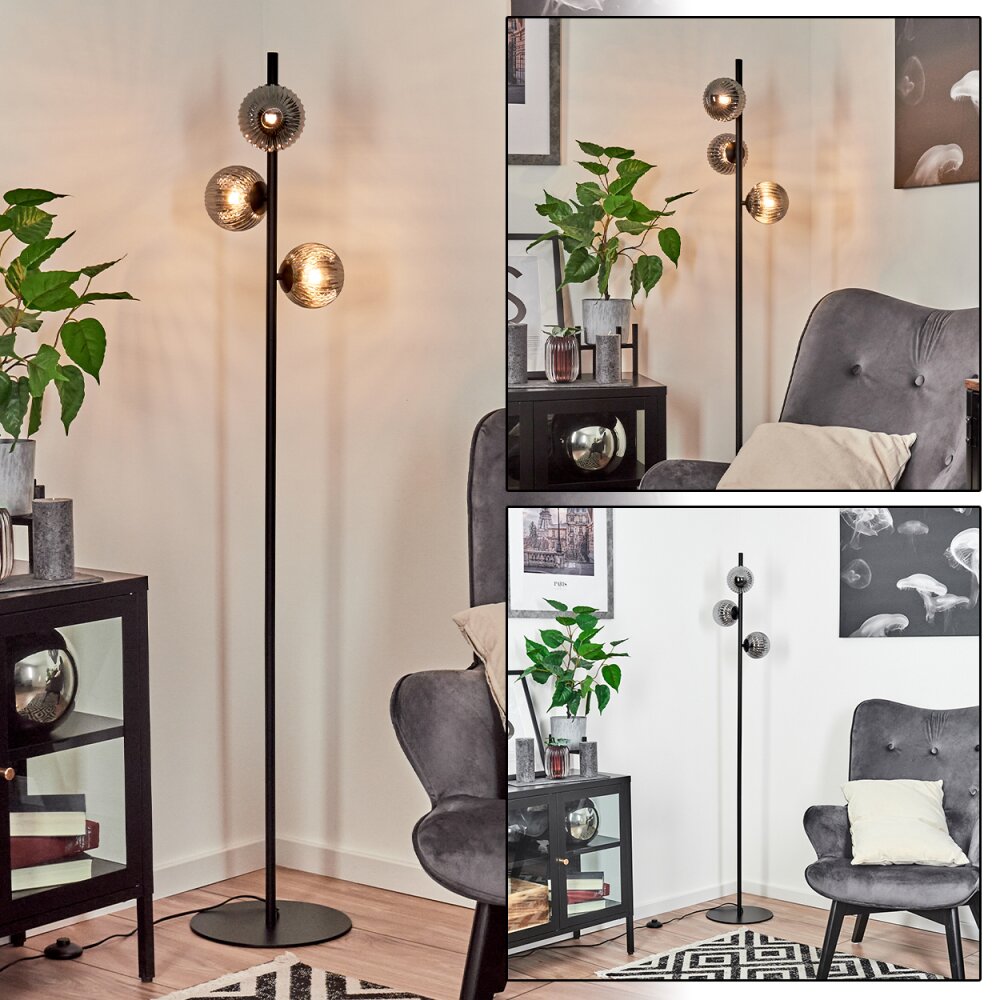 Lampadaire Remaisnil Noir, 3 lumières main product photo