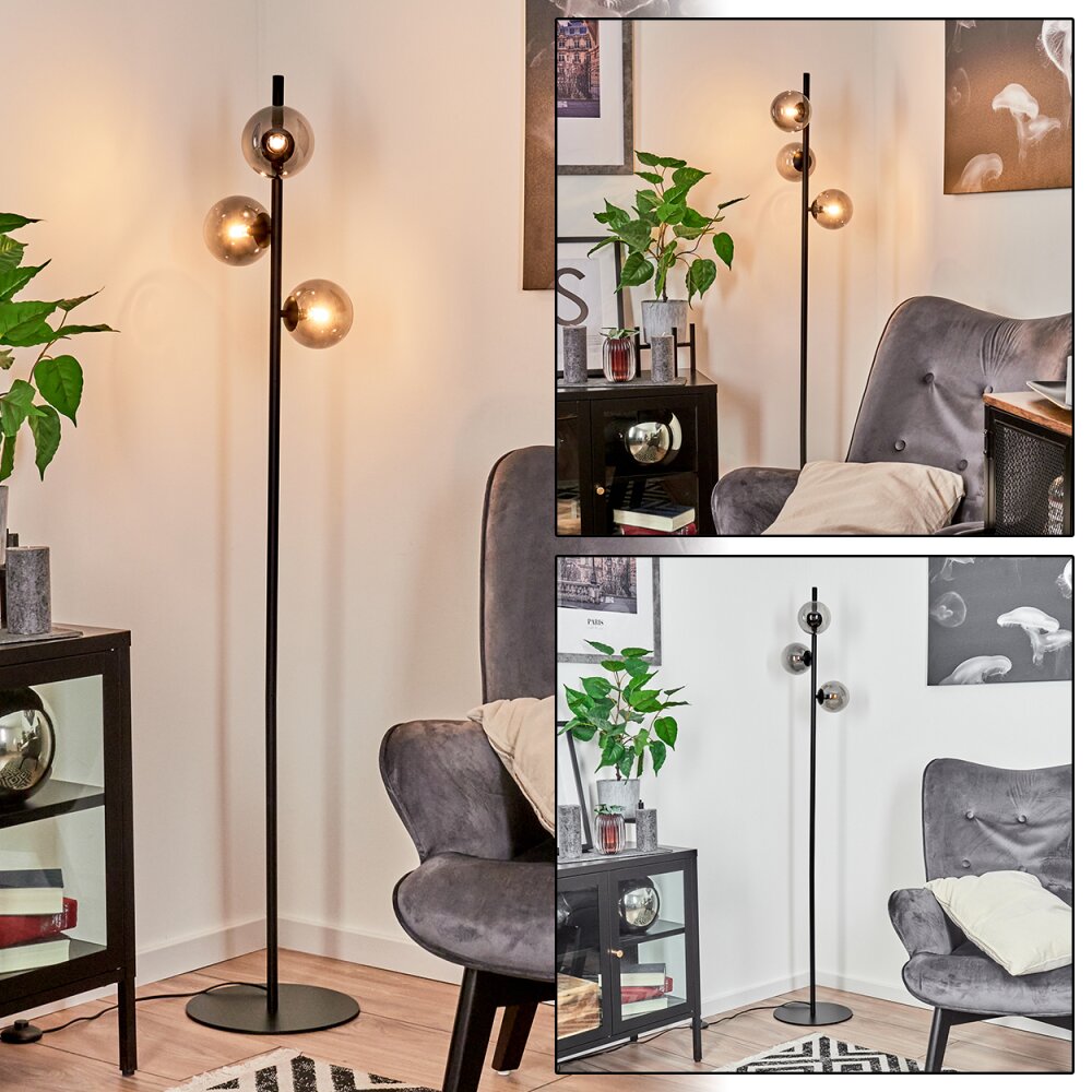 Lampadaire Remaisnil Noir, 3 lumières main product photo