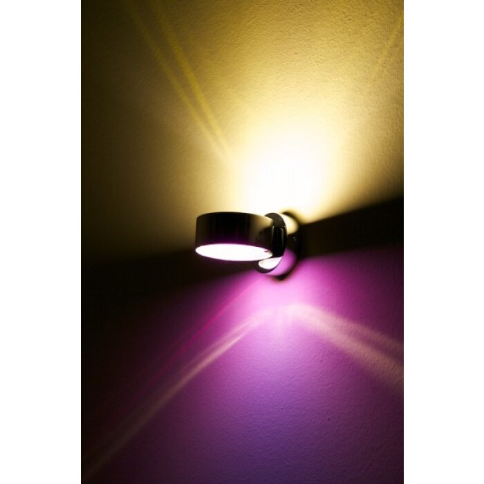Applique murale Top Light PukWall Chrome, 2 lumières