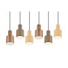 Suspension Trio AGUDO Noir, 6 lumières