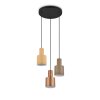 Suspension Trio AGUDO Noir, 3 lumières