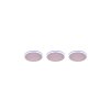 Spot encastrable - kit de 3 Trio ARGUS LED Blanc, 6 lumières, Télécommandes, Changeur de couleurs