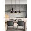 Suspension Trio Chiraz Noir, 3 lumières