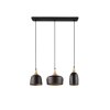 Suspension Trio Chiraz Noir, 3 lumières