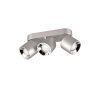 Trio GUAYANA Plafonnier Nickel mat, 3 lumières