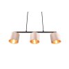 Suspension Trio JULIETA Noir, 3 lumières